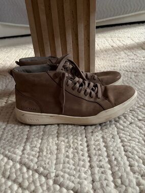 Cole Haan Grand Crosscourt Sneaker Mens  9 Gray Modern Midcut Leather